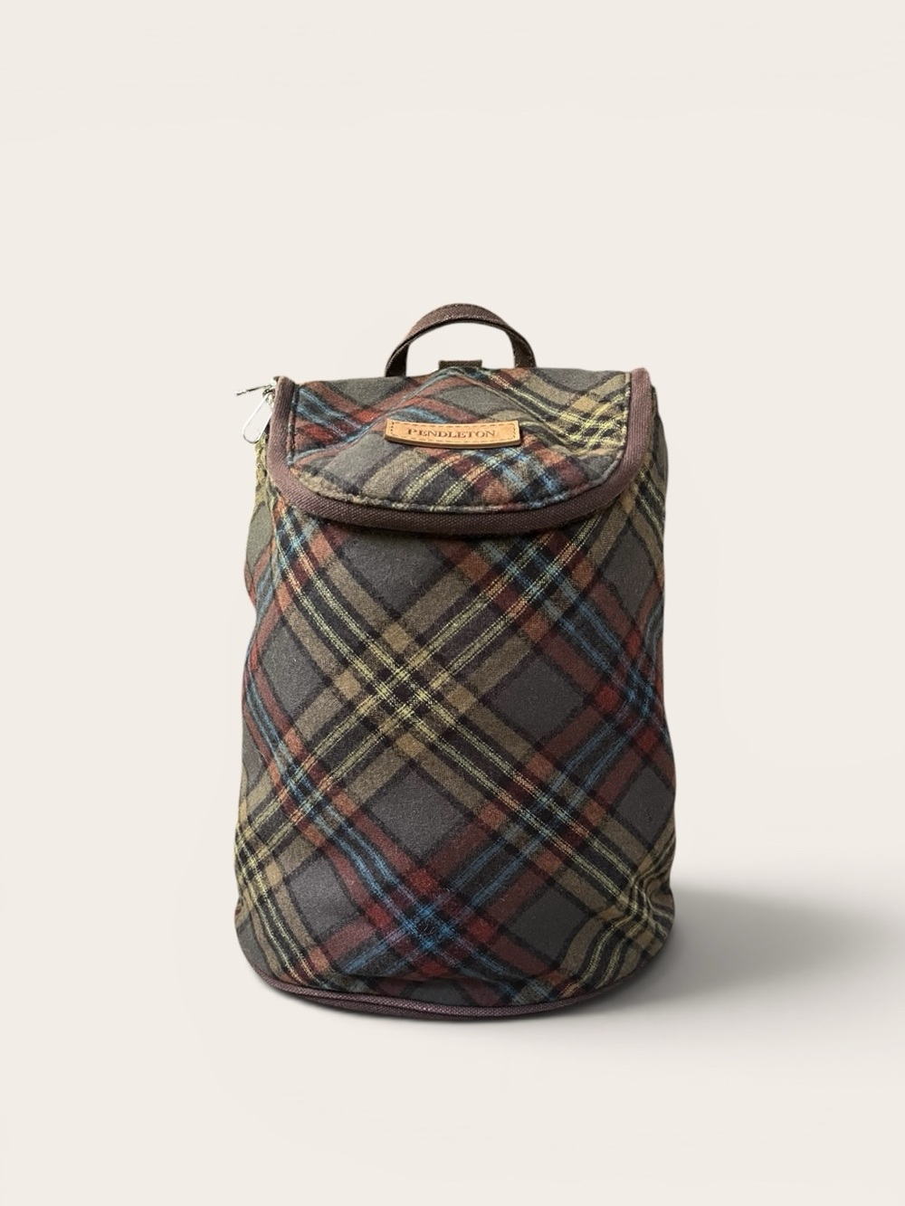 RARE Pendleton Wool Tartan Plaid Swing Bag Backpack - Unisex